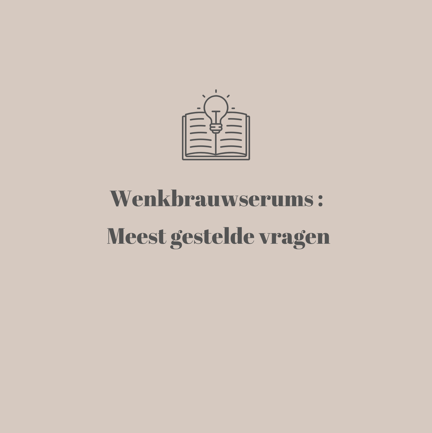 Wenkbrauwserums: 5 meest gestelde vragen