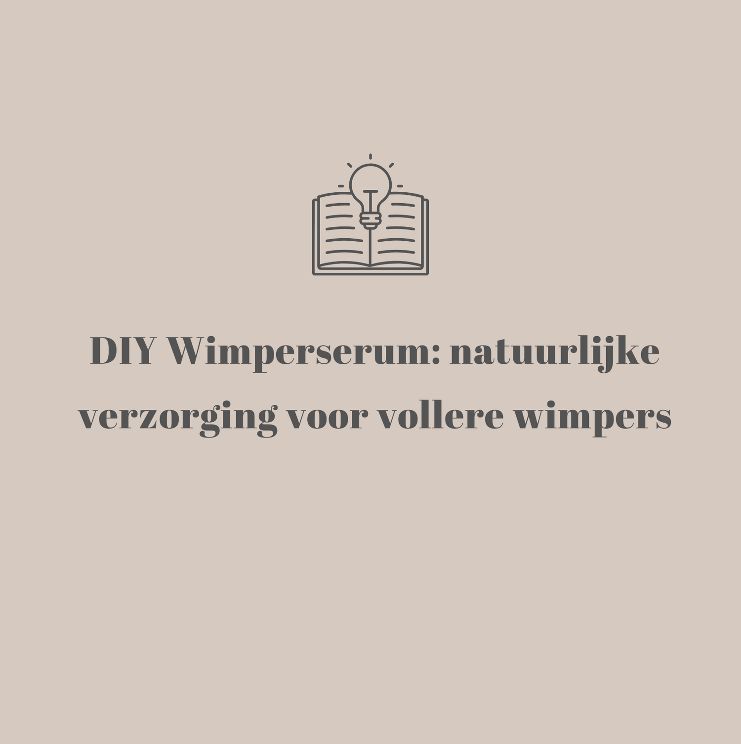 DIY wimperserum