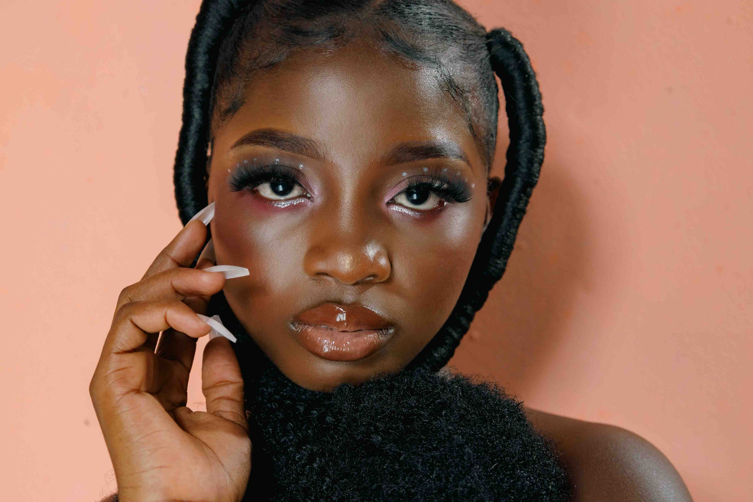 Wimperserum resultaten - make up lange volle wimpers